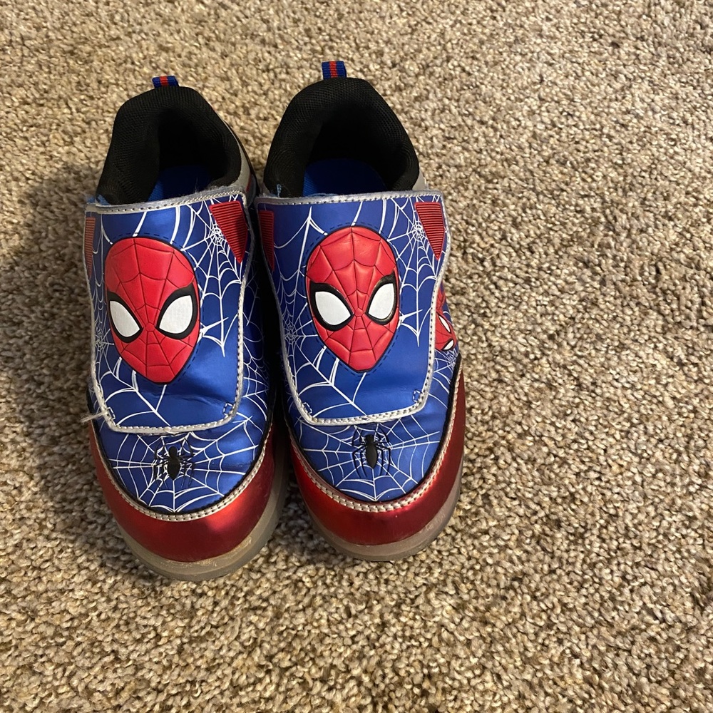 Spiderman light up shoes